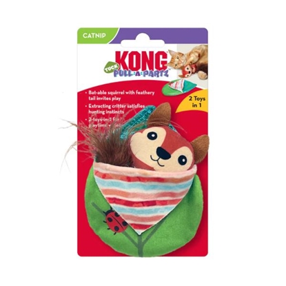 Picture of KONG Pull-A-Partz Tuck 2 in 1 Catnip Cat Toy